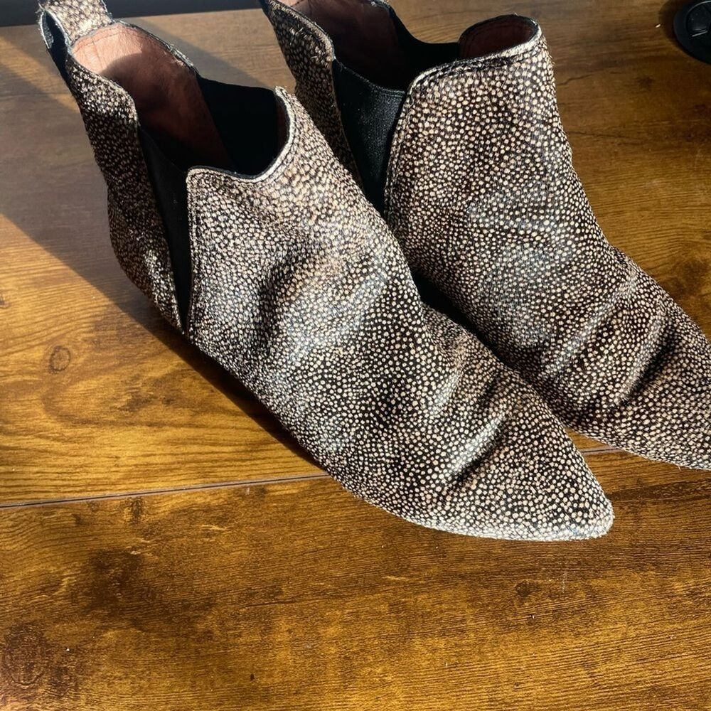 Madewell Nadine Calf Hair Chelsea Boot Size 6.5 - Picture 5 of 8
